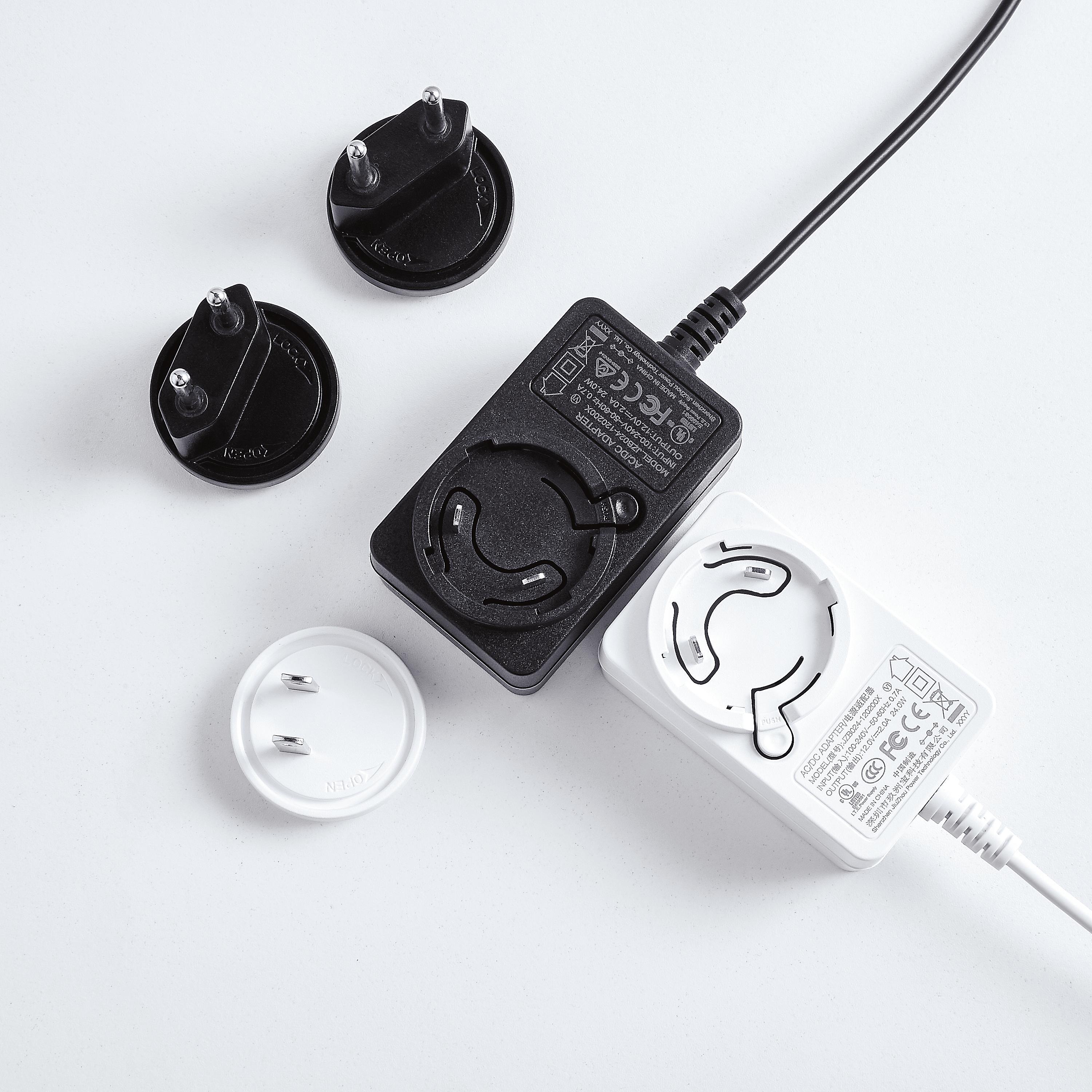 12v2a轉換頭電源適配器多國認證廠家jiuzhou power制造 